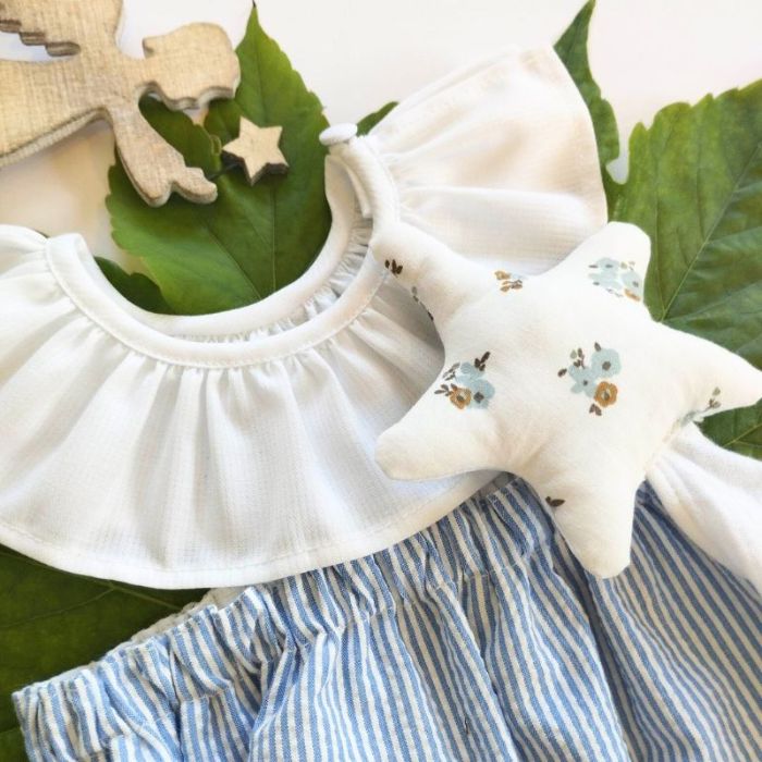 Coffret Bébé Garçon (+6 mois) - Bleu & Blanc