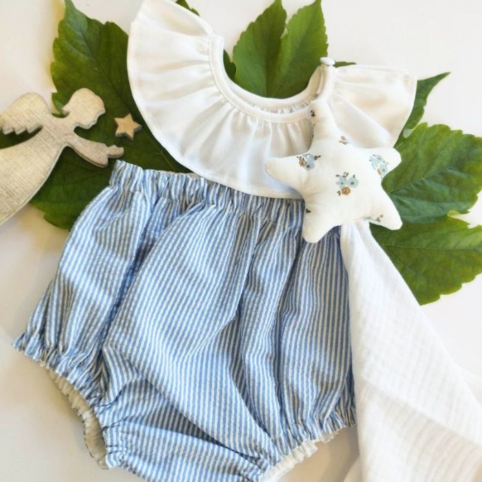 Coffret Bébé Garçon (+6 mois) - Bleu & Blanc