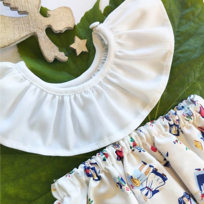 Coffret Bébé Unisexe (+6 mois) - Blanc Printanier