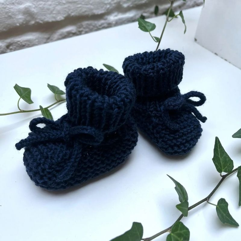 Chaussons en laine bébé hot sale