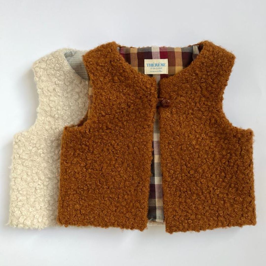 Le gilet de berger marron